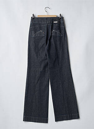 Jeans coupe large tissage brut taille normale bleu CARACTERE femme