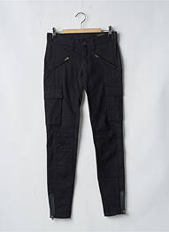 Pantalon cargo slim taille normale noir HERRLICHER femme