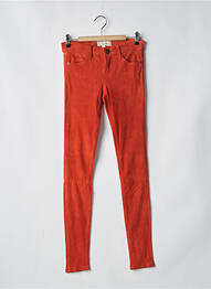 Pantalon slim stretch taille normale orange CURRENTE/ELLIOTT femme