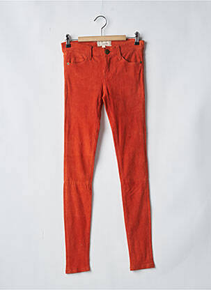 Pantalon slim stretch taille normale orange CURRENTE/ELLIOTT femme