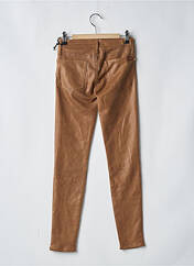 Pantalon slim marron 7 FOR ALL MANKIND pour femme seconde vue