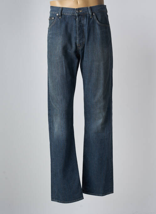 Jeans coupe droite bleu HUGO BOSS pour homme