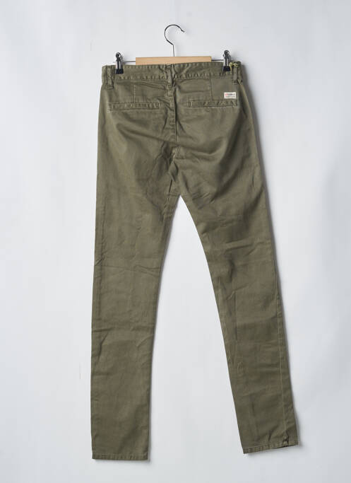 Pantalon slim vert LE TEMPS DES CERISES pour homme