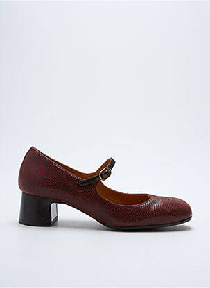 Ballerines carré talon de 4 à 6cm marron CHIE MIHARA femme