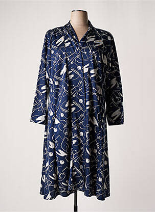 Veste casual col rond bleu OLIVER JUNG femme