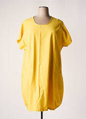 Robe mi-longue jaune CISO pour femme seconde vue