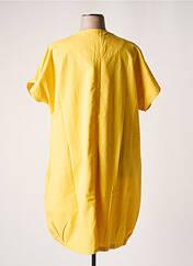 Robe mi-longue jaune CISO pour femme seconde vue