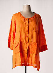 Robe mi-longue orange G!OZE pour femme seconde vue