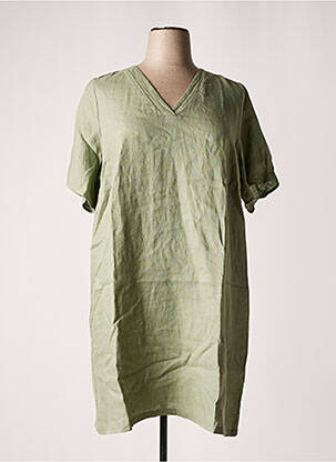 Robe mi-longue vert YESTA pour femme