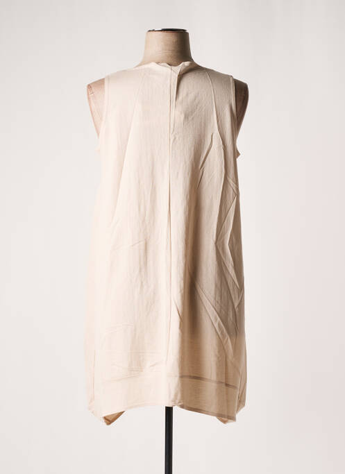 Robe mi-longue beige FRANCK ANNA pour femme