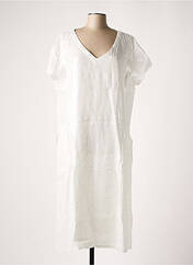 Robe mi-longue blanc KOKOMARINA pour femme seconde vue
