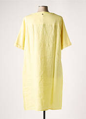 Robe mi-longue jaune YESTA pour femme seconde vue