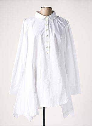 Tunique manches longues blanc URBAN BY ALEMBIKA pour femme
