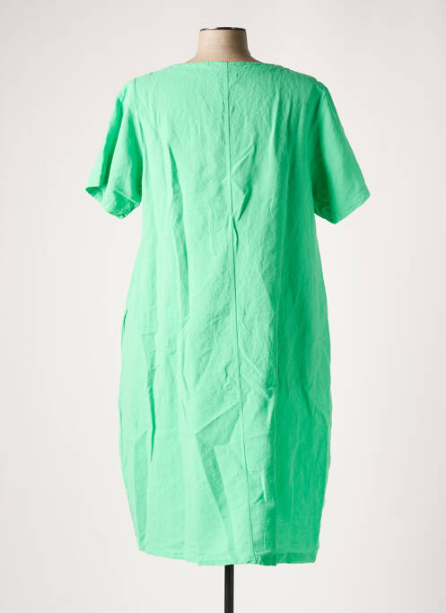 Robe mi-longue vert G!OZE pour femme