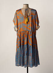 Robe mi-longue orange MAT. pour femme seconde vue
