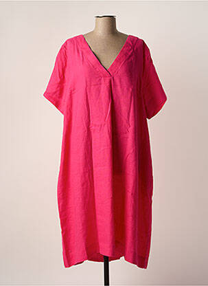 Robe mi-longue rose KOKOMARINA pour femme