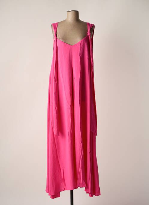 Robe longue rose MAT. pour femme