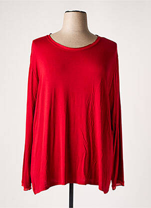 T-shirt rouge FRANCK ANNA pour femme