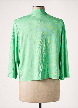 Gilet manches longues manches 3/4 vert MARBLE femme
