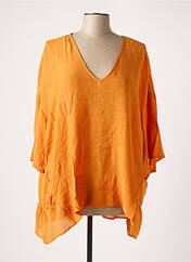 Top orange MAT. pour femme seconde vue