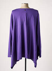 T-shirt violet MAT. pour femme seconde vue