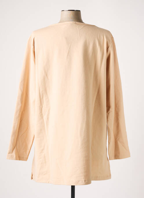 Top beige SOPHIA CURVY pour femme