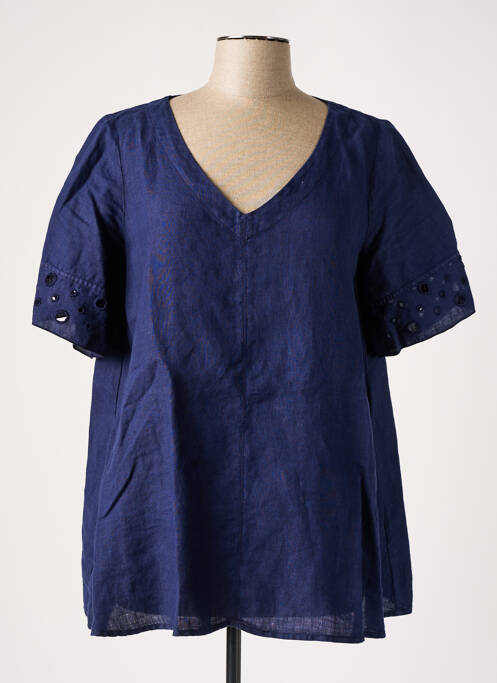 Top bleu MES SOEURS ET MOI pour femme