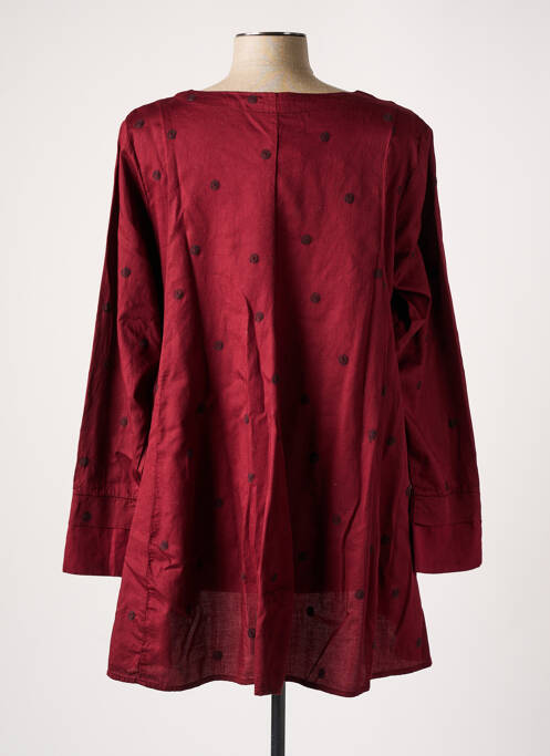 Tunique manches longues rouge MES SOEURS ET MOI pour femme