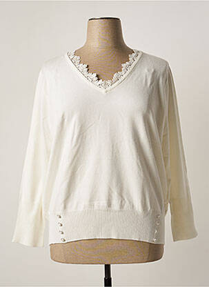 Pull beige MARBLE pour femme