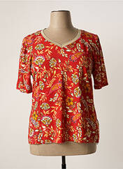 T-shirt rouge 7 SEASONS pour femme seconde vue