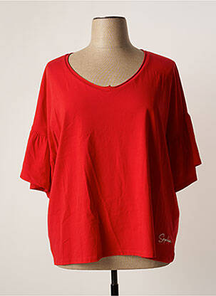 T-shirt rouge SOPHIA pour femme