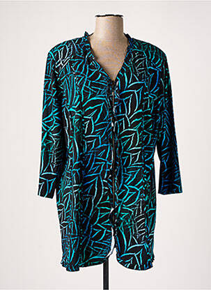 Veste casual epaulette bleu OLIVER JUNG femme