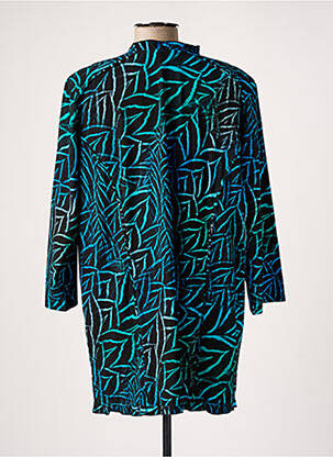 Veste casual epaulette bleu OLIVER JUNG femme