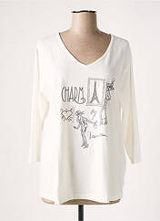 T-shirt blanc CISO pour femme seconde vue