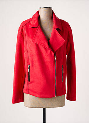 Veste casual rouge ONE O ONE pour femme