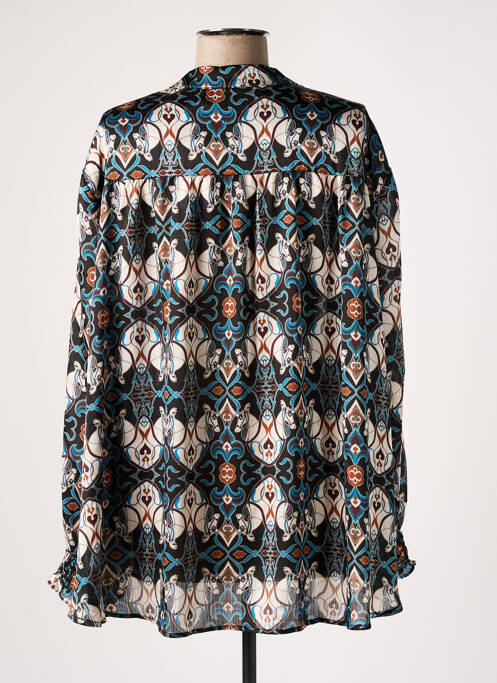 Blouse bleu MAT. pour femme