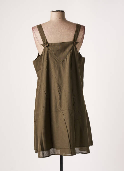 Robe mi-longue vert SEMIOLOGY femme