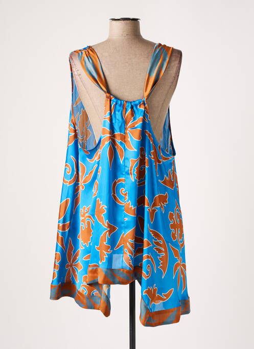 Tunique sans manche bleu MAT. pour femme