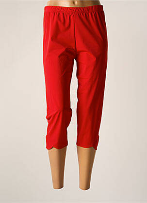 Legging effet matière satinée taille normale rouge G!OZE femme