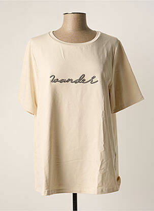 T-shirt beige YESTA pour femme