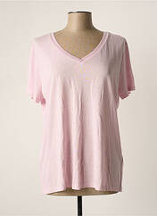 T-shirt rose 7 SEASONS pour femme seconde vue