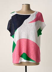 T-shirt rose MARBLE pour femme seconde vue