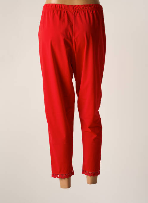 Pantalon 7/8 rouge G!OZE pour femme