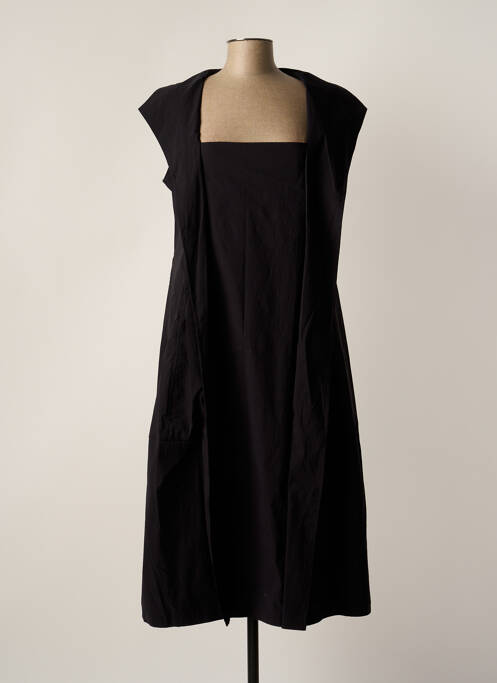 Robe mi-longue noir LUUKAA pour femme