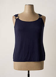 Débardeur stretch sans manche bleu TELMAIL femme
