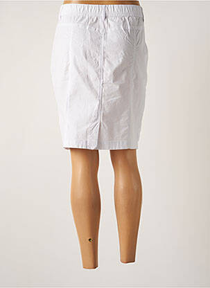 Jupe mi-longue taille normale blanc TELMAIL femme