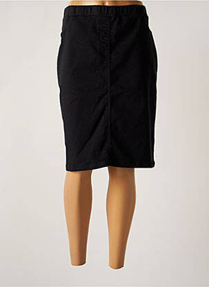 Jupe mi-longue taille haute noir CONCEPT K femme