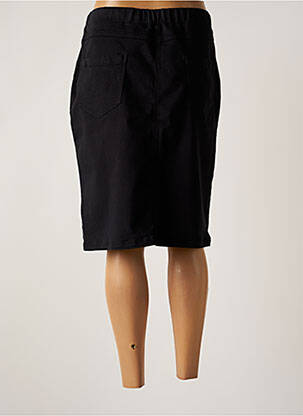 Jupe mi-longue stretch noir CONCEPT K femme
