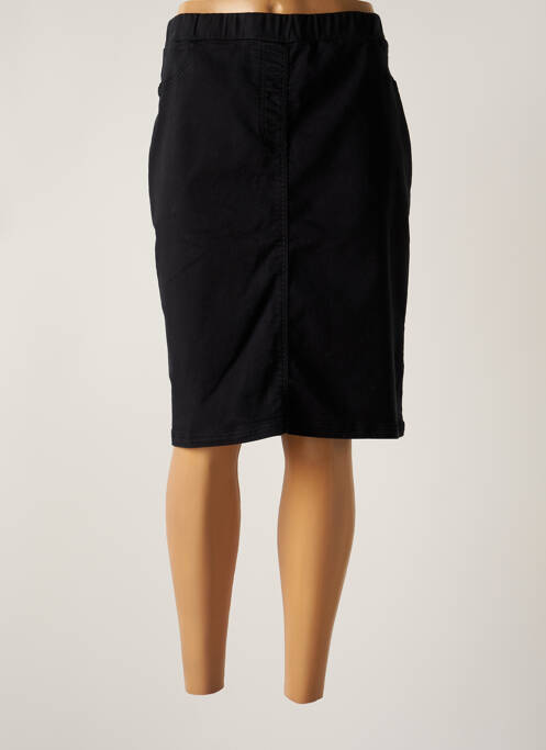 Jupe mi-longue stretch noir CONCEPT K femme