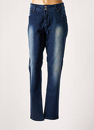 Jeans coupe slim bleu IMITZ pour femme